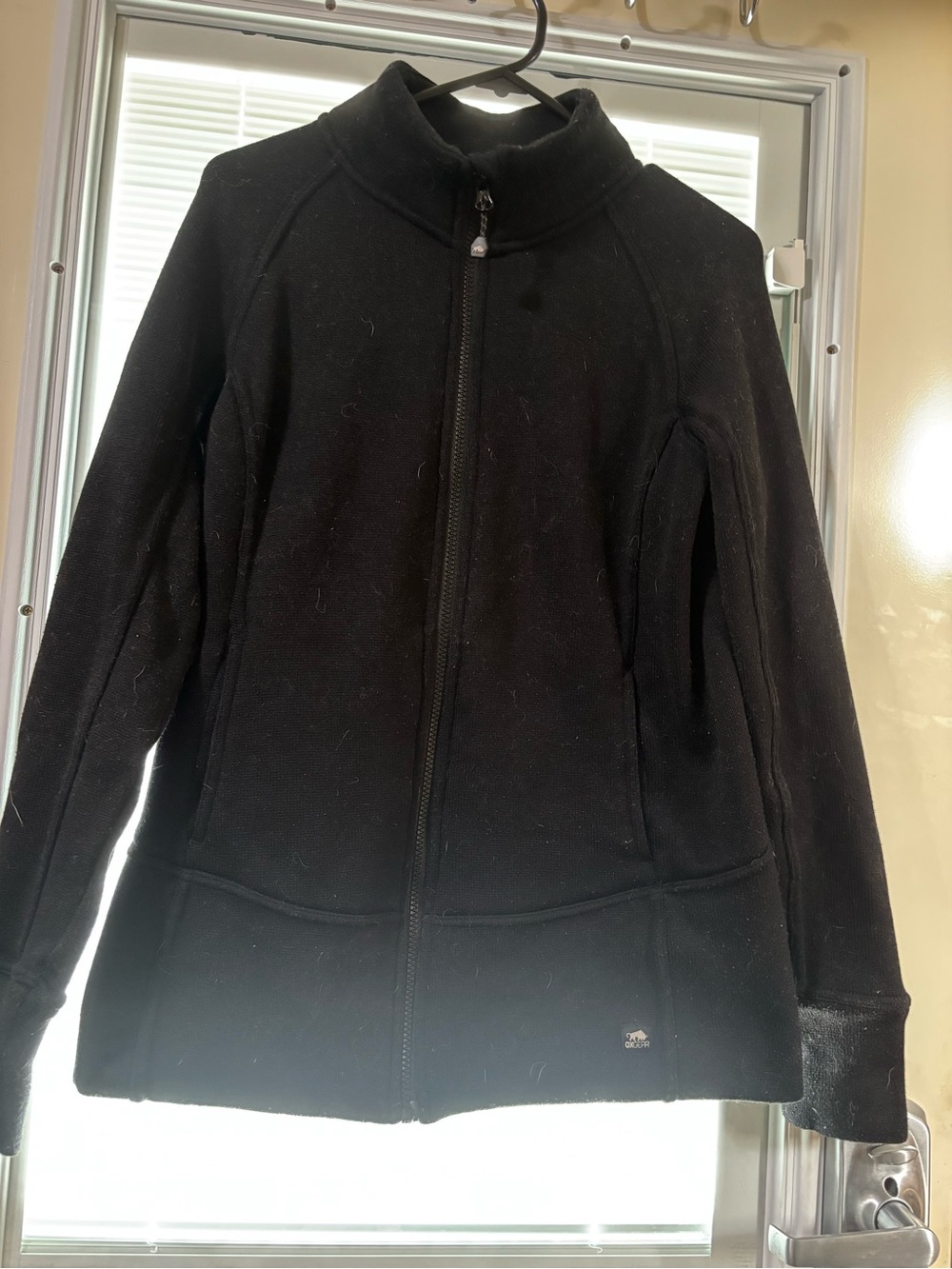 ✨3/$15 Black Women's Full‑Zip Fleece Jacket